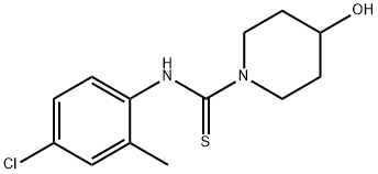 N-(4-chloro-2-methylphenyl)-4-hydroxypiperidine-1-carbothioamide Structural
