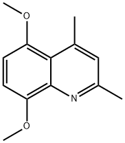 Quinoline,5,8-dimethoxy-2,4-dimethyl- Structural