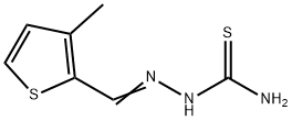 Hydrazinecarbothioamide, 2-[(3-methyl-2-thienyl)methylene]- Structural