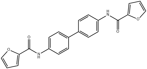 N,N'-4,4'-biphenyldiyldi(2-furamide) Structural