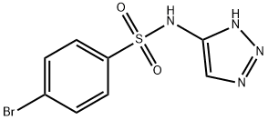 Benzenesulfonamide,4-bromo-N-1H-1,2,3-triazol-5-yl- Structural