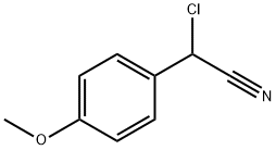 Chloro-(4-methoxy-phenyl)-acetonitrile Structural
