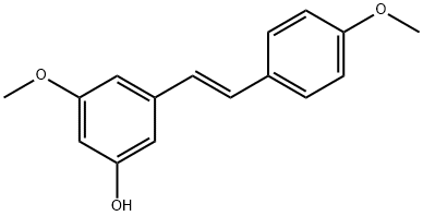 (E)-3-Hydroxy-4',5-dimethoxystilbene Structural