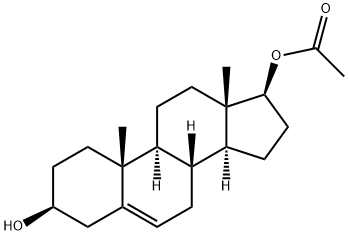 Androstenediol 17-acetate Structural