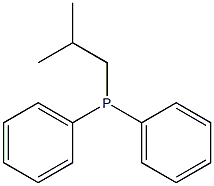 Phosphine, (2-methylpropyl)diphenyl- Structural