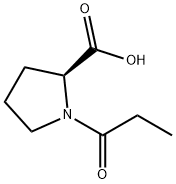 L-Proline, 1-(1-oxopropyl)- Structural