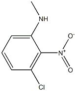 Benzenamine, 3-chloro-N-methyl-2-nitro- Structural