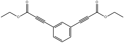 ethyl 3-[3-(3-ethoxy-3-oxoprop-1-ynyl)phenyl]prop-2-ynoate Structural