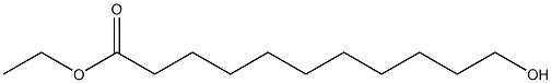 Undecanoic acid, 11-hydroxy-, ethyl ester Structural