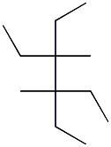 Hexane, 3,4-diethyl-3,4-dimethyl- Structural
