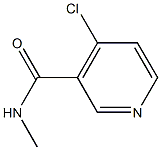 3-Pyridinecarboxamide, 4-chloro-N-methyl- Structural