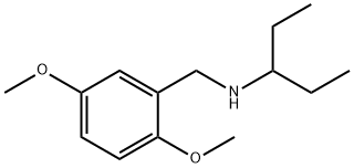 N-(2,5-dimethoxybenzyl)pentan-3-amine Structural