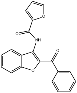 N-(2-benzoyl-1-benzofuran-3-yl)furan-2-carboxamide Structural