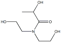 Propanamide,2-hydroxy-N,N-bis(2-hydroxyethyl)- Structural