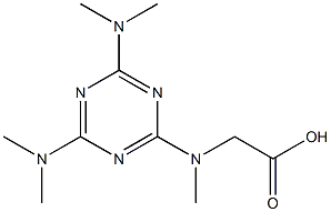 Glycine,N-[4,6-bis(dimethylamino)-1,3,5-triazin-2-yl]-N-methyl- Structural