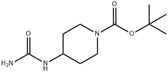 tert-butyl 4-(carbamoylamino)piperidine-1-carboxylate Structural