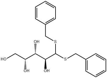 D-Lyxose,bis(phenylmethyl) dithioacetal (9CI) Structural