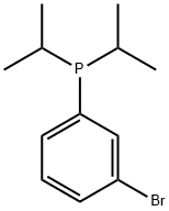 Phosphine, (3-bromophenyl)bis(1-methylethyl)- Structural