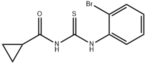 N-{[(2-bromophenyl)amino]carbonothioyl}cyclopropanecarboxamide Structural