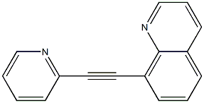 Quinoline, 8-(2-pyridinylethynyl)- Structural