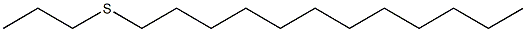 Dodecane, 1-(propylthio)- Structural