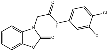 N-(3,4-dichlorophenyl)-2-(2-oxo-1,3-benzoxazol-3(2H)-yl)acetamide Structural