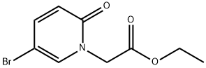 ethyl 2-(5-bromo-2-oxopyridin-1(2H)-yl)acetate Structural