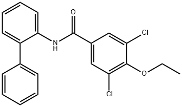 N-(biphenyl-2-yl)-3,5-dichloro-4-ethoxybenzamide Structural