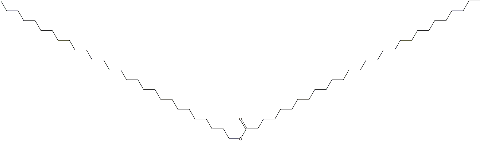Octacosanoic acid, octacosyl ester Structural