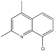 Quinoline, 8-chloro-2,4-dimethyl- Structural