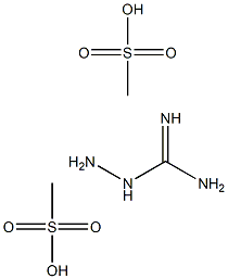 Hydrazinecarboximidamide, dimethanesulfonate Structural