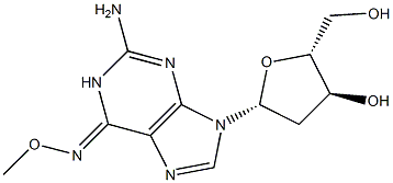 Guanosine, 2'-deoxy-, O-methyloxime Structural
