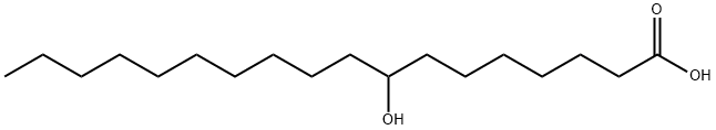 Octadecanoic acid, 8-hydroxy- Structural