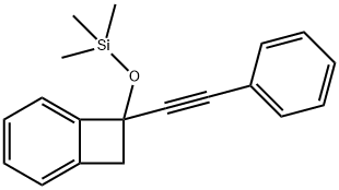 trimethyl-[[7-(2-phenylethynyl)-7-bicyclo[4.2.0]octa-1,3,5-trienyl]oxy]silane Structural