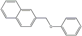 Naphthalene, 2-(phenoxymethyl)- Structural