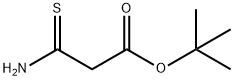 Propanoic acid, 3-amino-3-thioxo-, 1,1-dimethylethyl ester Structural