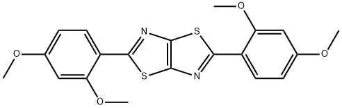 Thiazolo[5,4-d]thiazole,2,5-bis(2,4-dimethoxyphenyl)- Structural