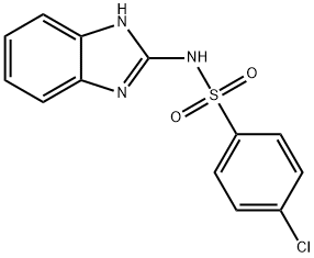 N-(1H-benzimidazol-2-yl)-4-chlorobenzenesulfonamide Structural