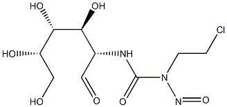 L-Glucose,2-[[[(2-chloroethyl)nitrosoamino]carbonyl]amino]-2-deoxy- Structural