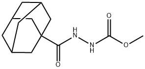 methyl 2-(tricyclo[3.3.1.1~3,7~]dec-1-ylcarbonyl)hydrazinecarboxylate Structural