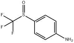 Benzenamine, 4-[(trifluoromethyl)sulfinyl]- Structural