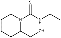 N-ethyl-2-(hydroxymethyl)piperidine-1-carbothioamide Structural