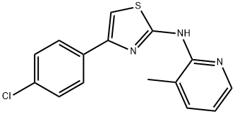 N-[4-(4-chlorophenyl)-1,3-thiazol-2-yl]-3-methylpyridin-2-amine Structural