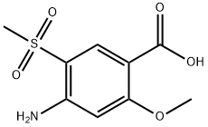 Benzoic acid, 4-amino-2-methoxy-5-(methylsulfonyl)-