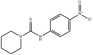 N-(4-nitrophenyl)piperidine-1-carbothioamide Structural