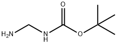 tert-butyl (aminomethyl)carbamate Structural