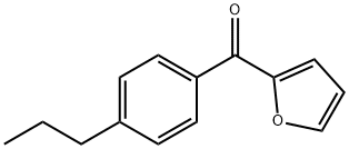 furan-2-yl-(4-propylphenyl)methanone Structural