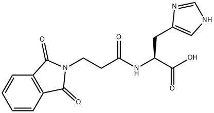 L-Histidine, N-[3-(1,3-dihydro-1,3-dioxo-2H-isoindol-2-yl)-1-oxopropyl]- Structural