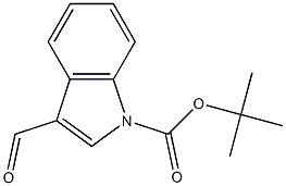 TERT-BUTYL 3-FORMYL-1H-INDOLE-1-CARBOXYLATE Structural