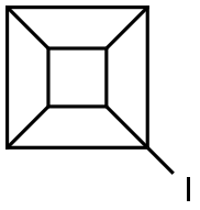 Pentacyclo[4.2.0.02,5.03,8.04,7]octane,iodo- Structural